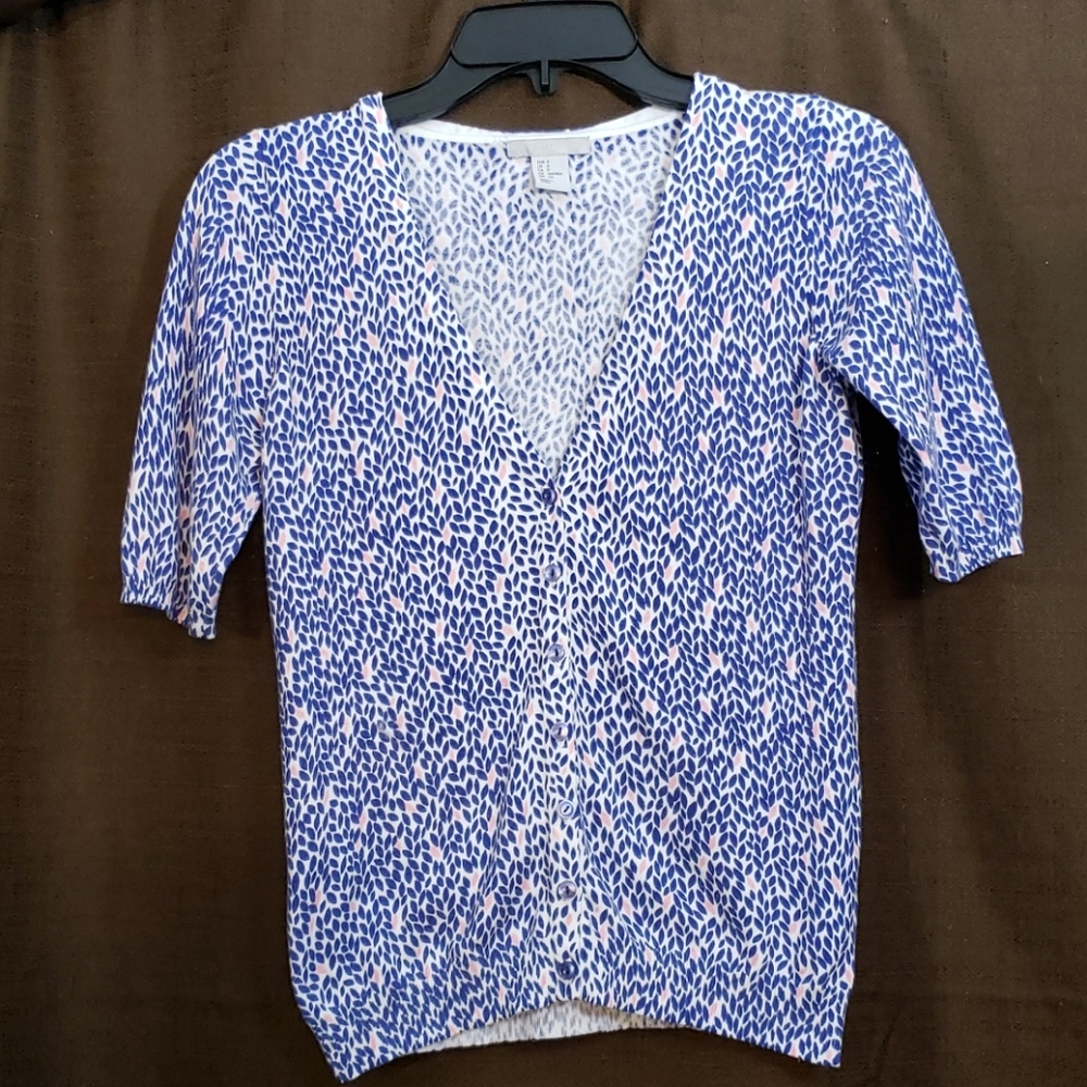 H&m 3 quarter sleeves 50% cotton sweater